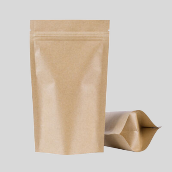 kraft paper stand up bag