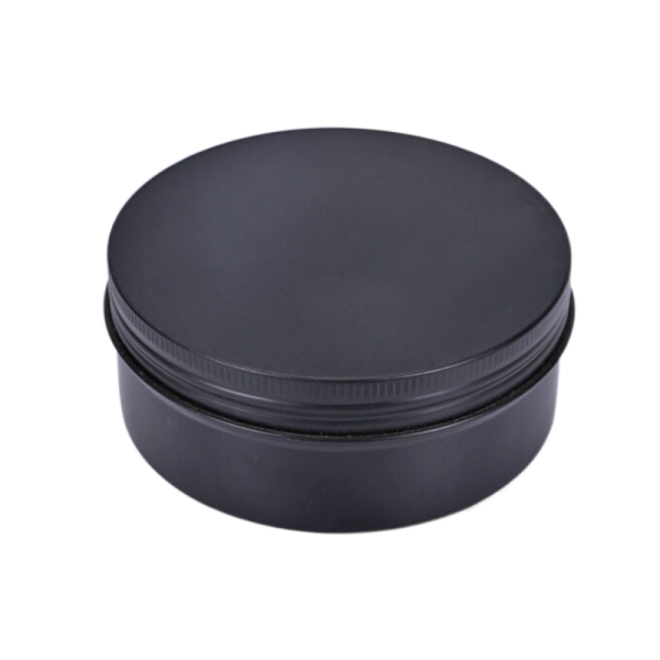 Matte Black Aluminum Tin