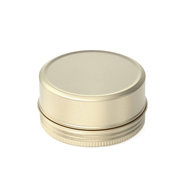 Matte Gold Aluminum Tin